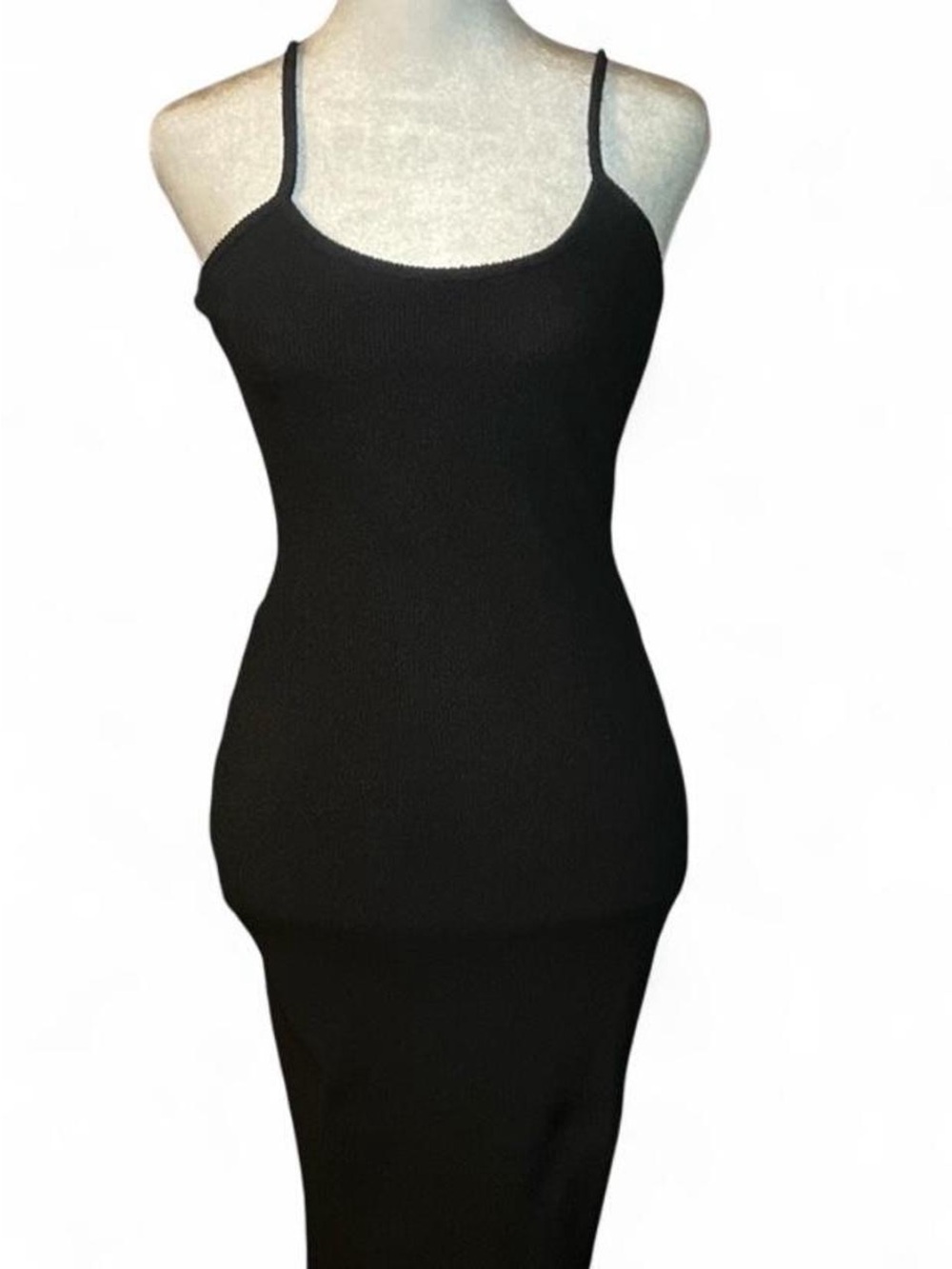 Shein Black Backless Bodycon dress